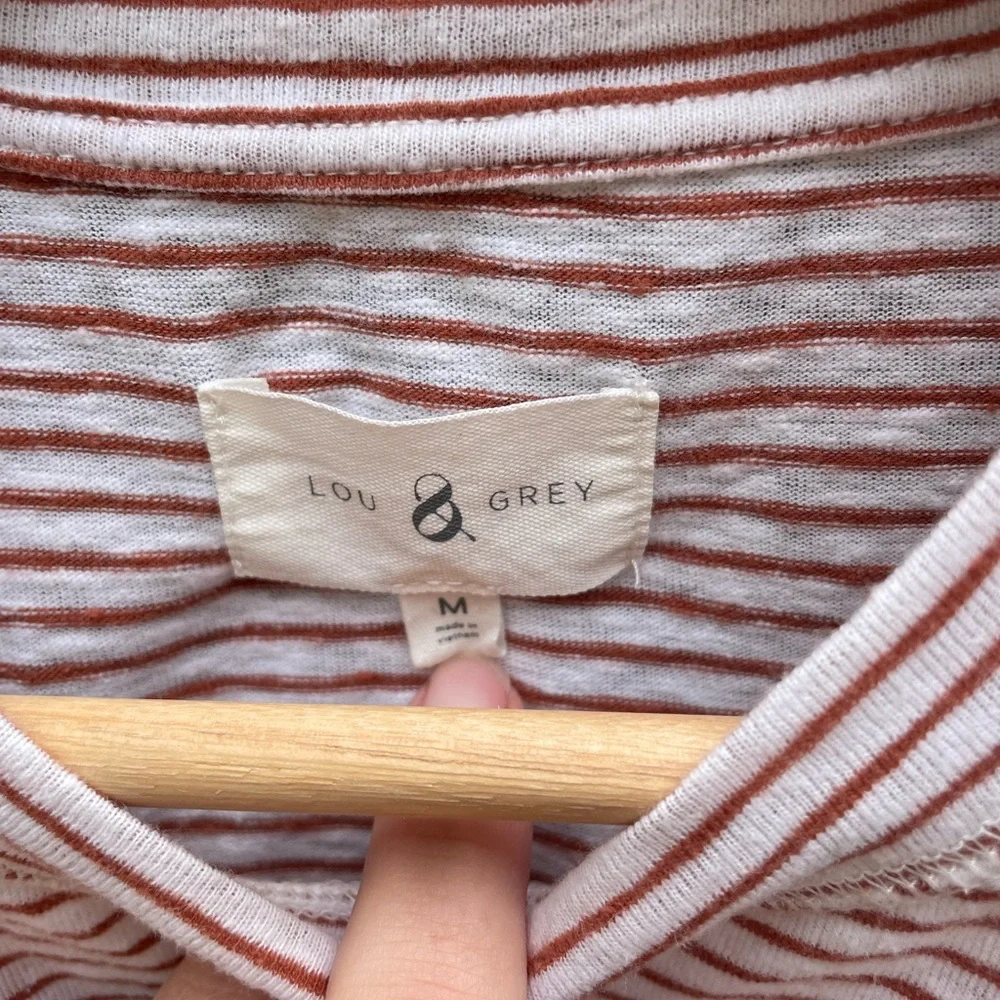 Lou & Grey striped boxy top, M - Picture 3 of 4